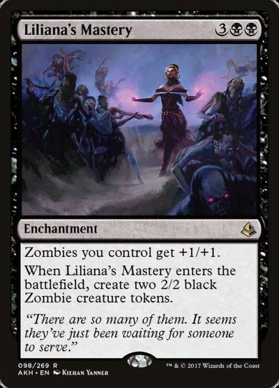Liliana's Mastery AKH-98 Amonkhet Magic card