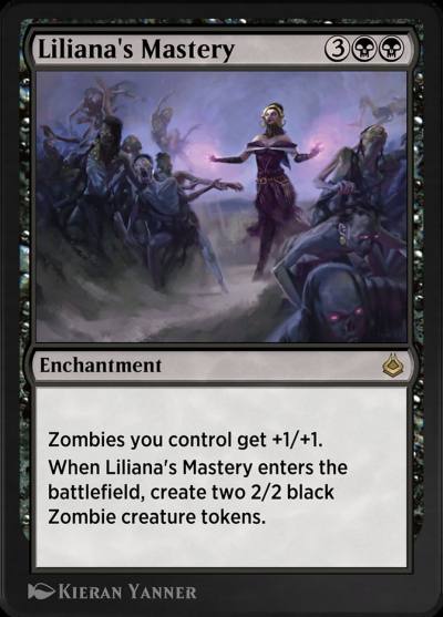 Liliana's Mastery AKR-113 Amonkhet Remastered Magic card