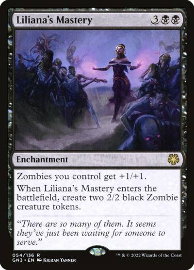 Liliana's Mastery GN3-54 Game Night: Free-for-All Magic card