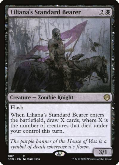 Liliana's Standard Bearer SCD-87 Starter Commander Decks Magic card
