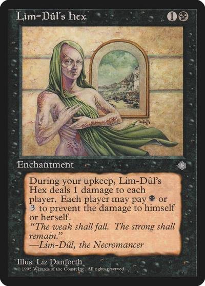 Lim-Dûl's Hex ICE-146 Ice Age Magic card