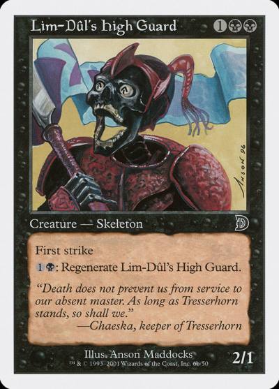 Lim-Dûl's High Guard DKM-6B Deckmasters Magic card