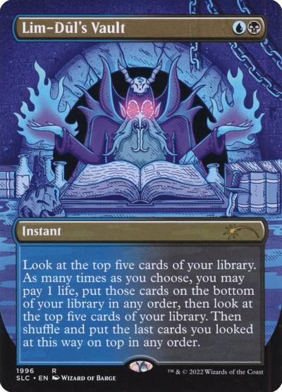 Lim-Dûl's Vault SLC-1996 Secret Lair 30th Anniversary Countdown Kit Magic card