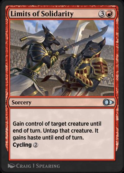 Limits of Solidarity PIO-375 Pioneer Masters Magic card
