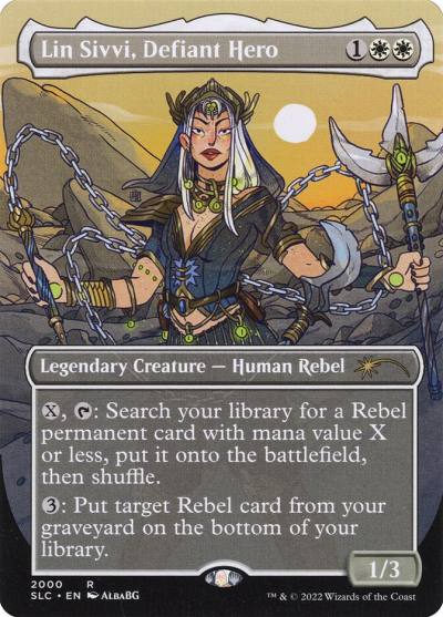 Lin Sivvi, Defiant Hero SLC-2000 Secret Lair 30th Anniversary Countdown Kit Magic card