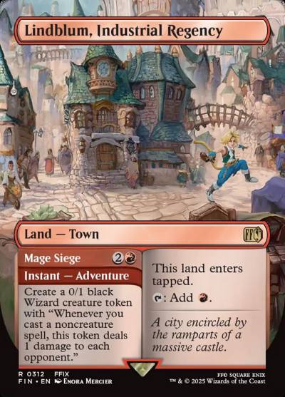 Lindblum, Industrial Regency // Mage Siege FIN-312 Final Fantasy Magic card