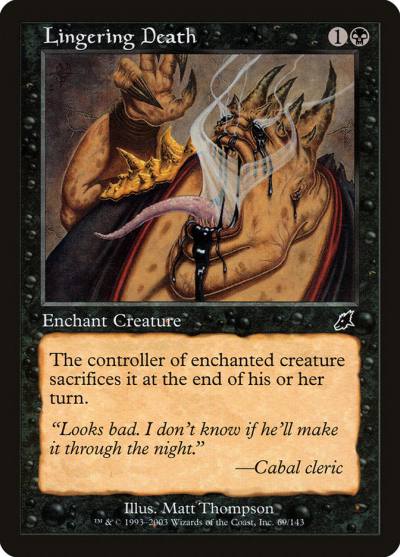 Lingering Death SCG-69 Scourge Magic card