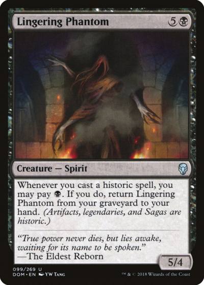 Lingering Phantom 99 Dominaria Magic card