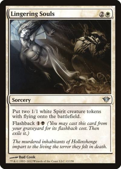 Lingering Souls DKA-12 Dark Ascension Magic card