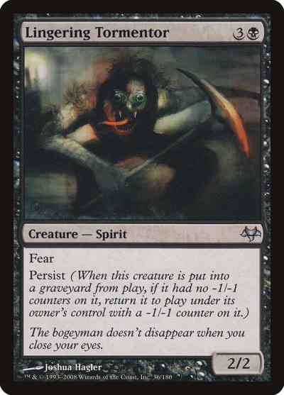 Lingering Tormentor EVE-36 Eventide Magic card