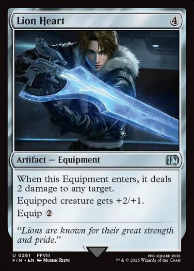 Lion Heart FIN-261 Final Fantasy Magic card