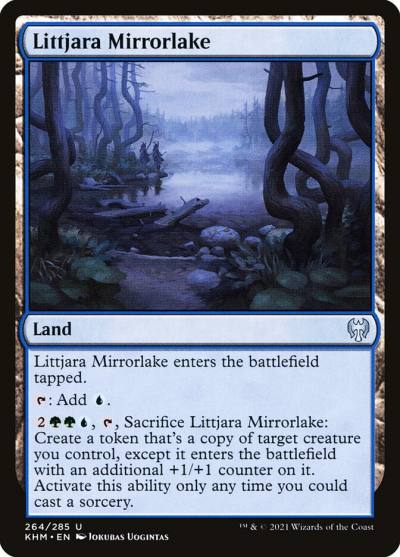 Littjara Mirrorlake KHM-264 Kaldheim Magic card
