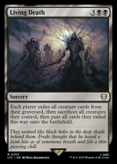 Living Death LTC-203 Tales of Middle-earth Commander Magic card