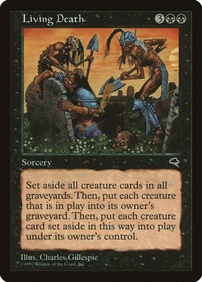 Living Death TMP-142 Tempest Magic card
