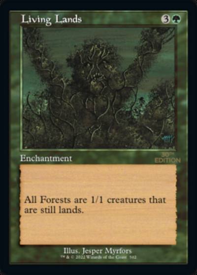 Living Lands 30A-502 30th Anniversary Edition Magic card