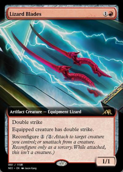 Lizard Blades PRM-97985 Magic Online Promos Magic card