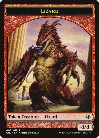 Lizard TCN2-9 Conspiracy: Take the Crown Tokens Magic card