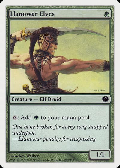 Llanowar Elves 9ED-253 Ninth Edition Magic card
