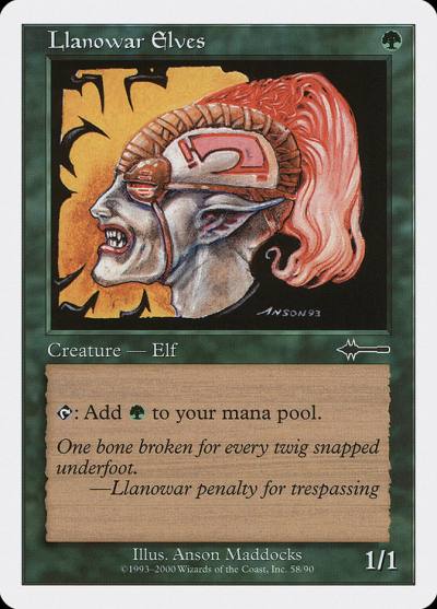 Llanowar Elves BTD-58 Beatdown Box Set Magic card