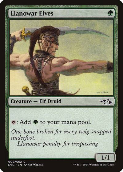 Llanowar Elves EVG-9 Duel Decks Anthology: Elves vs. Goblins Magic card