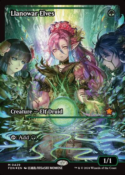 Llanowar Elves FDN-429 Foundations Magic card