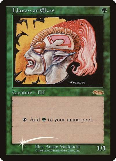 Llanowar Elves FNM-11 Friday Night Magic 2000 Magic card