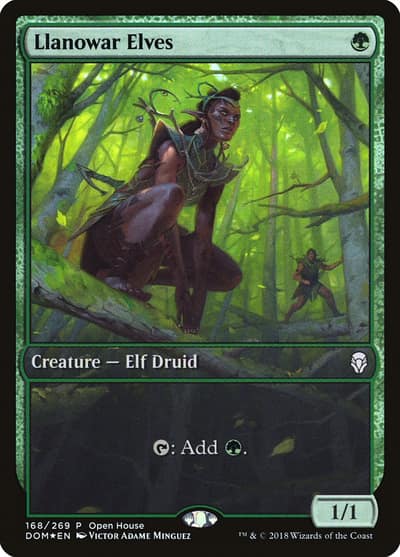 Llanowar Elves PDOM-168 Dominaria Promos Magic card