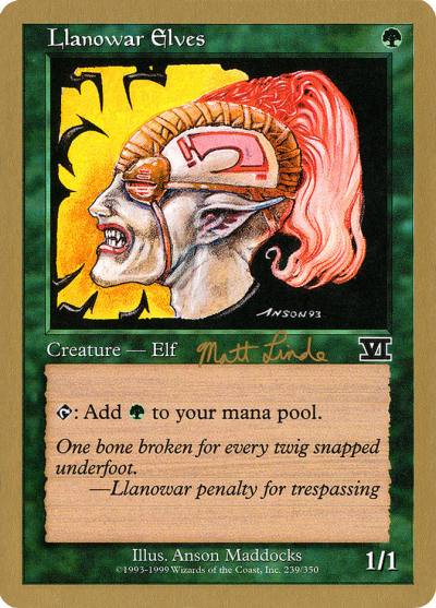 Llanowar Elves WC99-ML239 World Championship Decks 1999 Magic card