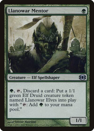 Llanowar Mentor FUT-131 Future Sight Magic card