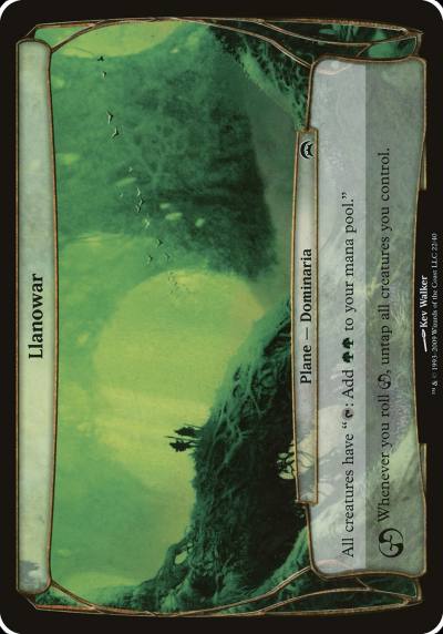 Llanowar OHOP-22 Planechase Planes Magic card
