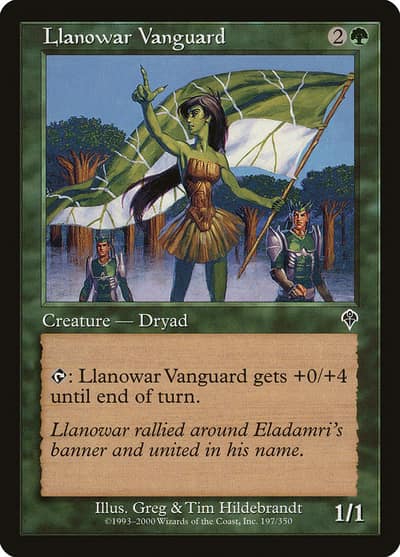 Llanowar Vanguard INV-197 Invasion Magic card