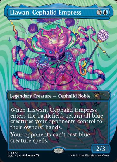 Llawan, Cephalid Empress SLD-1277 Secret Lair Drop Magic card