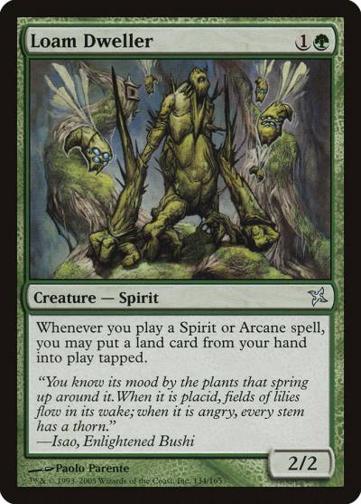 Loam Dweller 134 Betrayers of Kamigawa Magic card