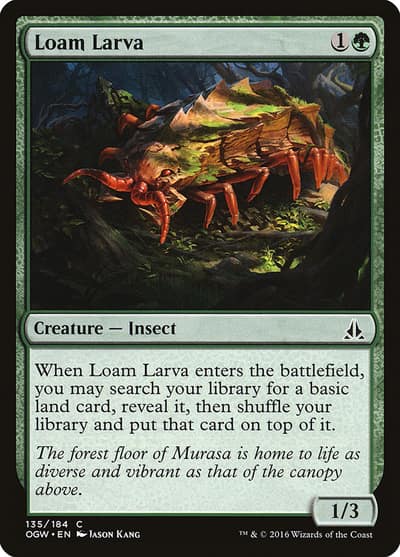 Loam Larva 135 Oath of the Gatewatch Magic card