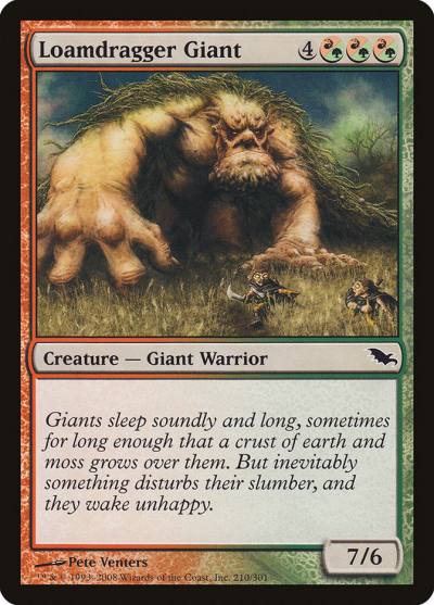 Loamdragger Giant 210 Shadowmoor Magic card