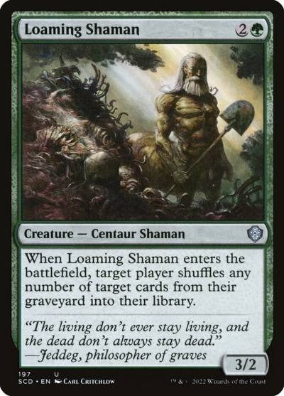 Loaming Shaman SCD-197 Starter Commander Decks Magic card