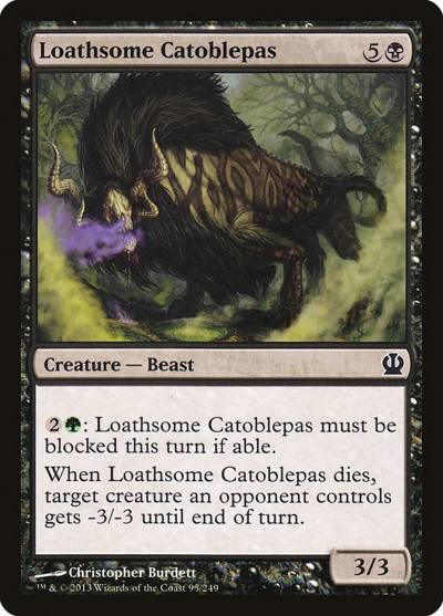Loathsome Catoblepas 95 Theros Magic card