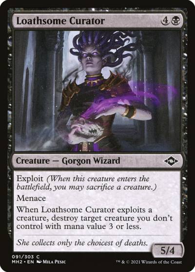 Loathsome Curator 91 Modern Horizons 2 Magic card