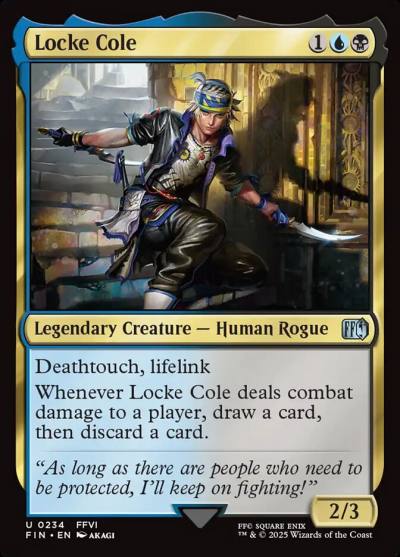 Locke Cole FIN-234 Final Fantasy Magic card