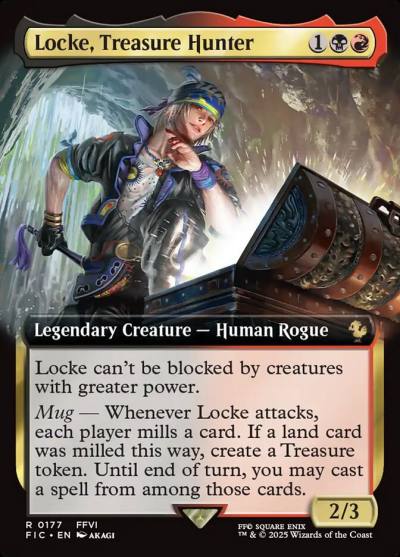 Locke, Treasure Hunter FIC-177 Final Fantasy Commander Magic card