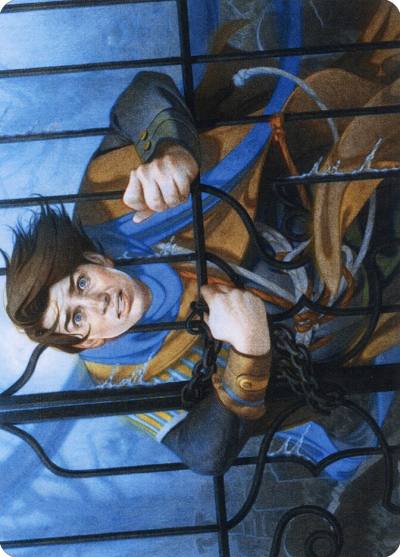Locked in the Cemetery // Locked in the Cemetery AMID-26 Midnight Hunt Art Series Magic card