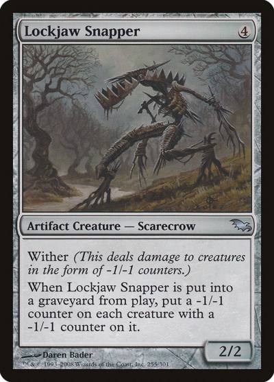 Lockjaw Snapper 255 Shadowmoor Magic card