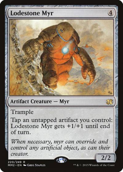Lodestone Myr MM2-220 Modern Masters 2015 Magic card
