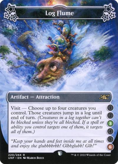 Log Flume UNF-220A Unfinity Magic card