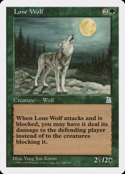 Lone Wolf PTK-140 Portal Three Kingdoms Magic card