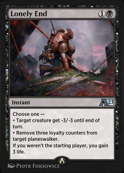 Lonely End YBRO-6 Alchemy: The Brothers' War Magic card