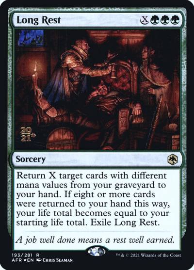 Long Rest PAFR-193S Adventures in the Forgotten Realms Promos Magic card