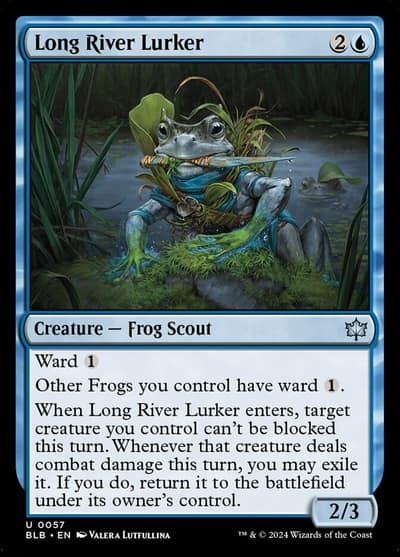 Long River Lurker 57 Bloomburrow Magic card