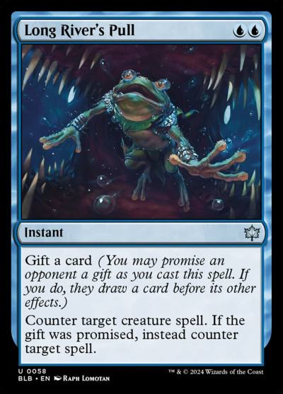 Long River's Pull BLB-58 Bloomburrow Magic card