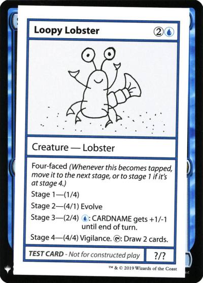 Loopy Lobster CMB1-26 Mystery Booster Playtest Cards 2019 Magic card